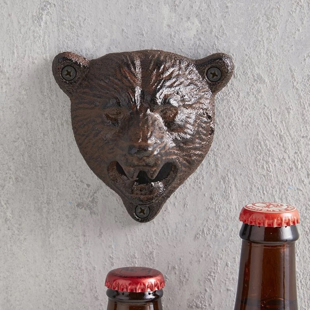 Bear Head Bottle Opener